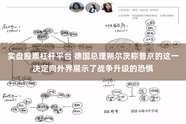 实盘股票杠杆平台 德国总理朔尔茨称普京的这一决定向外界展示了战争升级的恐惧