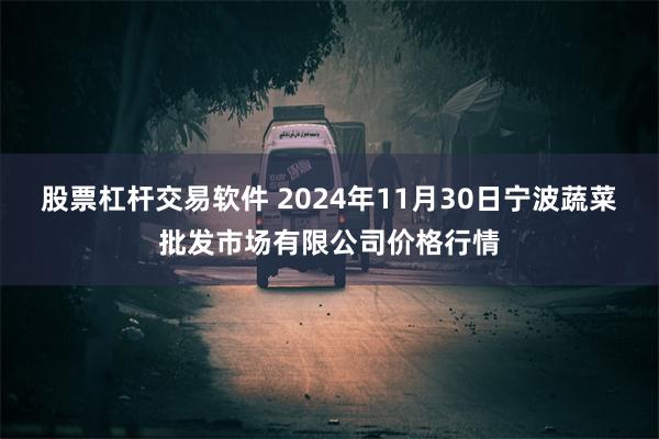 股票杠杆交易软件 2024年11月30日宁波蔬菜批发市场有限公司价格行情