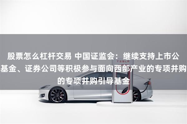 股票怎么杠杆交易 中国证监会：继续支持上市公司、私募基金、证券公司等积极参与面向西部产业的专项并购引导基金