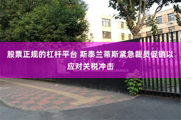 股票正规的杠杆平台 斯泰兰蒂斯紧急裁员促销以应对关税冲击