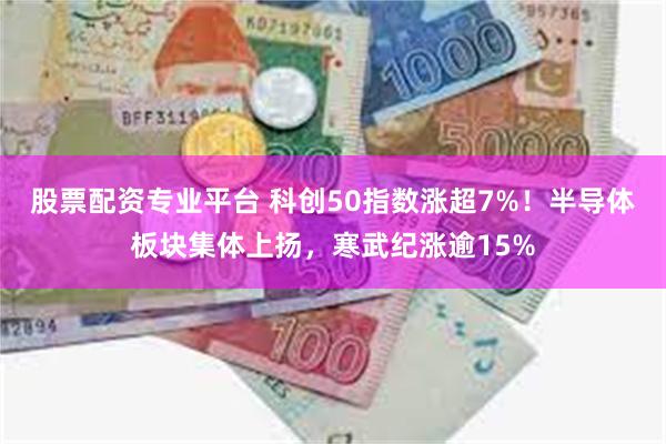 股票配资专业平台 科创50指数涨超7%！半导体板块集体上扬，寒武纪涨逾15%